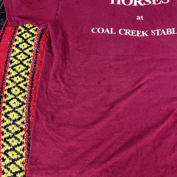 vintage 90s coal creek horse t shirt single stitch size large - Picture 4 of 5